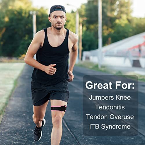 IT Band Strap Adjustable Iliotibial Knee Thigh Hip & ITB Syndrome Compression…