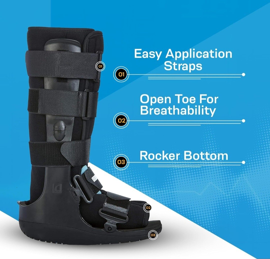 (Lot Of 2) Ossur Formfit Walker Boot with Air Medical Grade Walking Boot XL