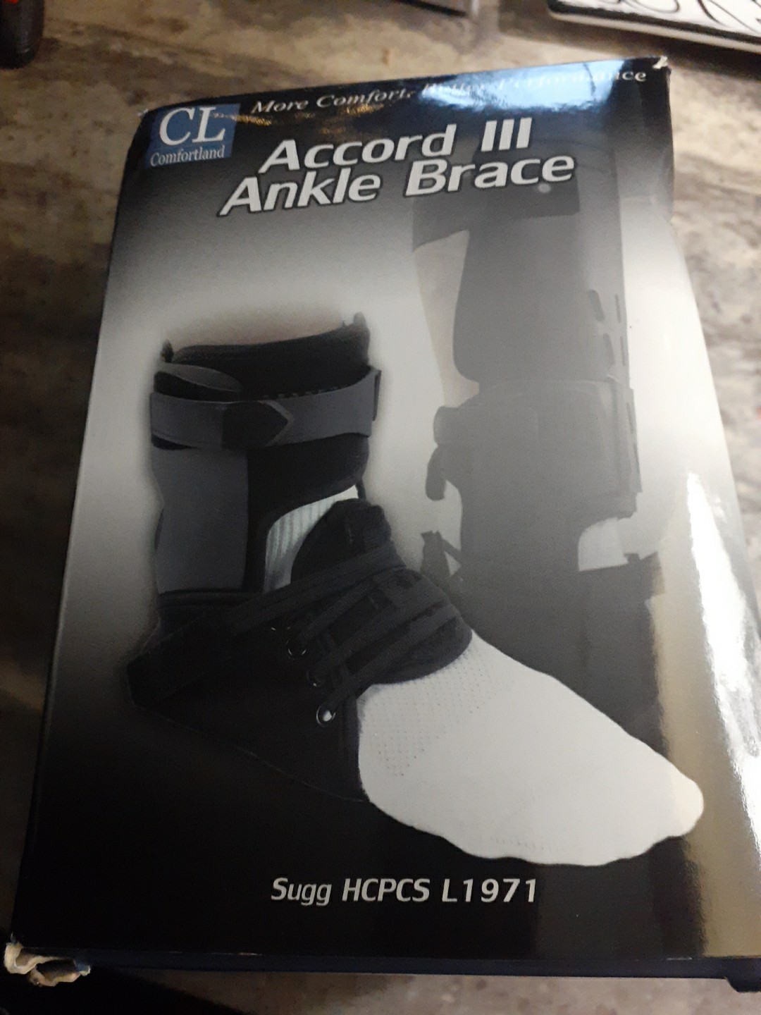 Comfortland Accord 3 III Ankle Brace Size large left New In Box NIB