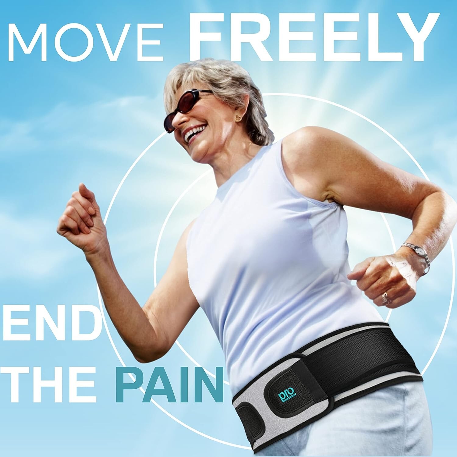 Dual Compression SI Joint Hip Belt – Adjustable XL-XXL for Lower Back Pain