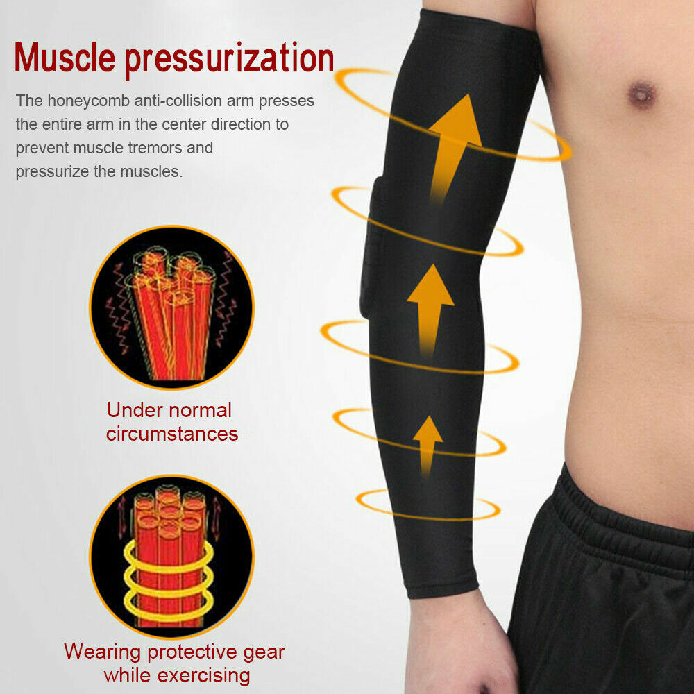 Elbow Brace Compression Support Sleeve Arthritis Tendonitis Padded Joint Pain US