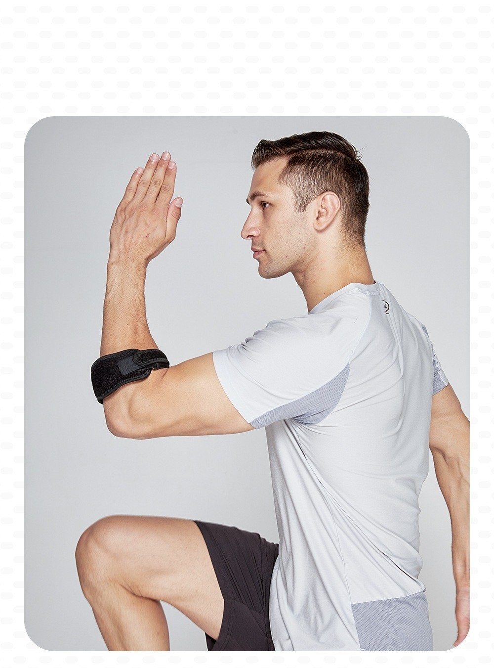 Tennis Elbow Brace Compression Strap Tendonitis Golfers Arm Support Band Adjust