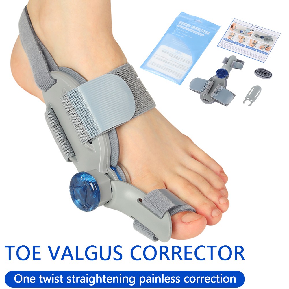 Bunion Fix Toe Valgus Corrector Big Toe Straightener Adjustable for Men & Women
