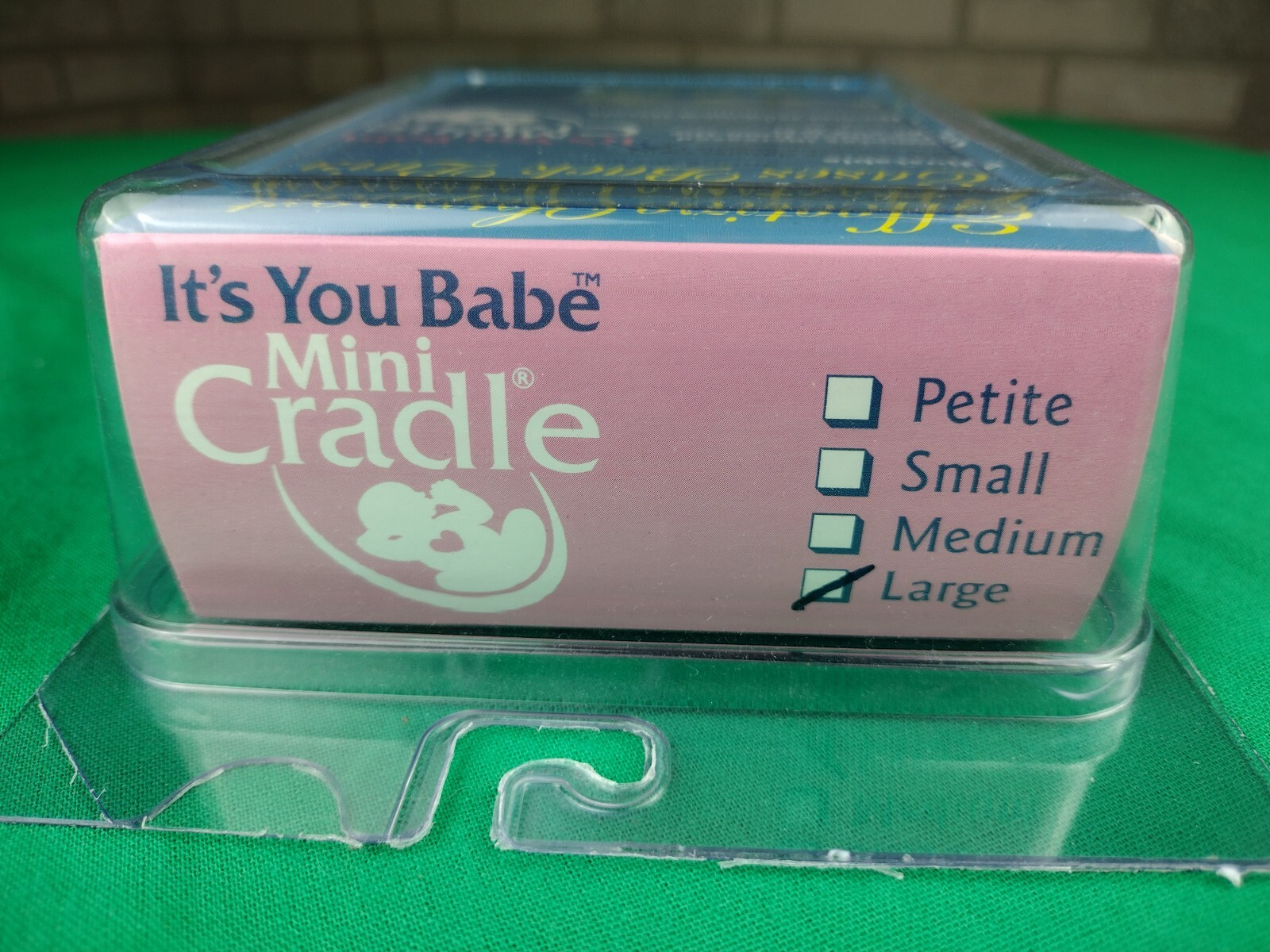 IT’S YOU BABE MINI CRADLE BACK & ABDOMINAL PREGNANCY SUPPORT SIZE L LARGE NEW