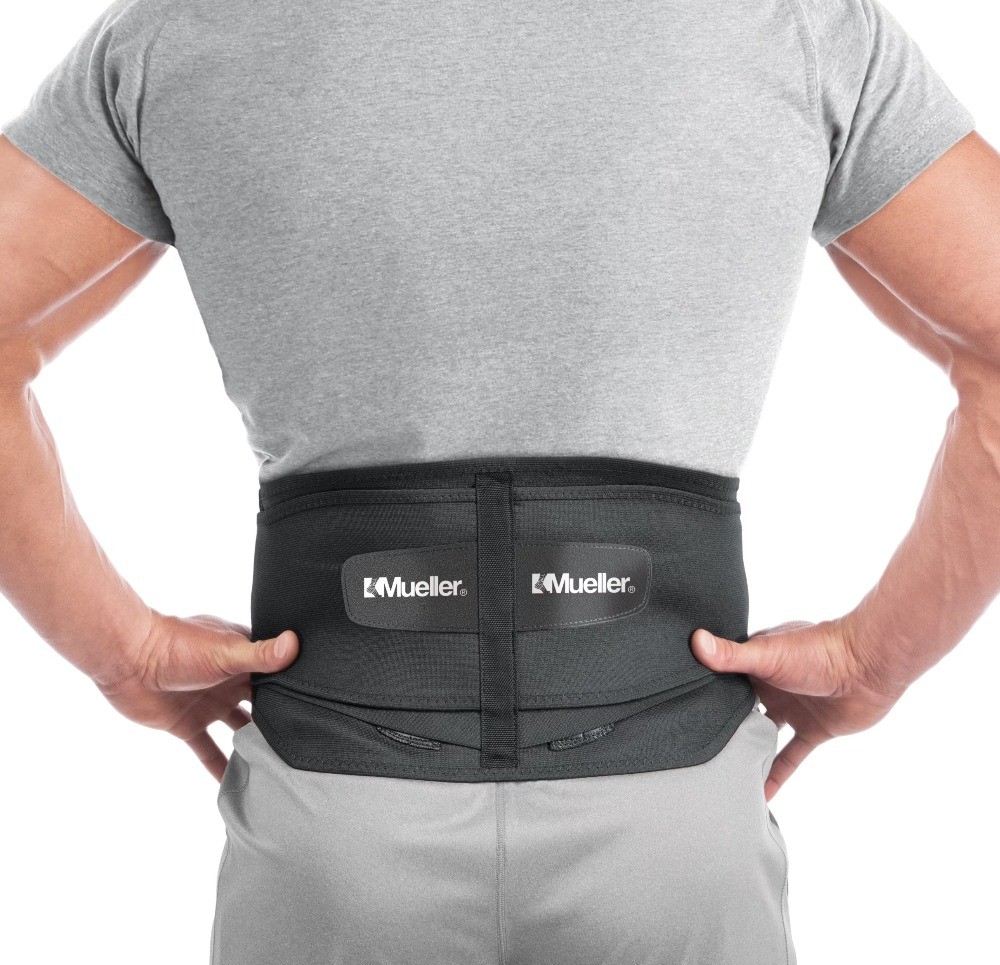 Sports Medicine Adjustable Lumbar Back Brace with Removable Pad