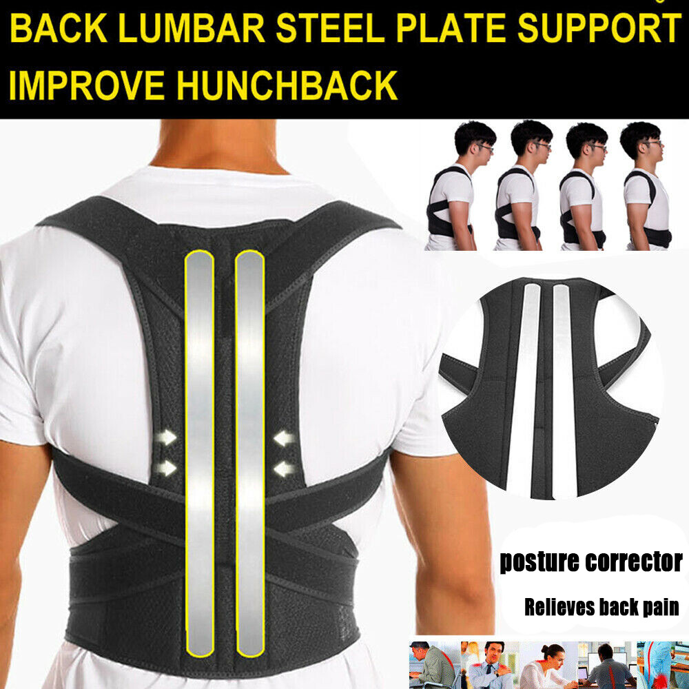 Corrector de postura soporte para la espalda encorvada hombros caidos S-3XL