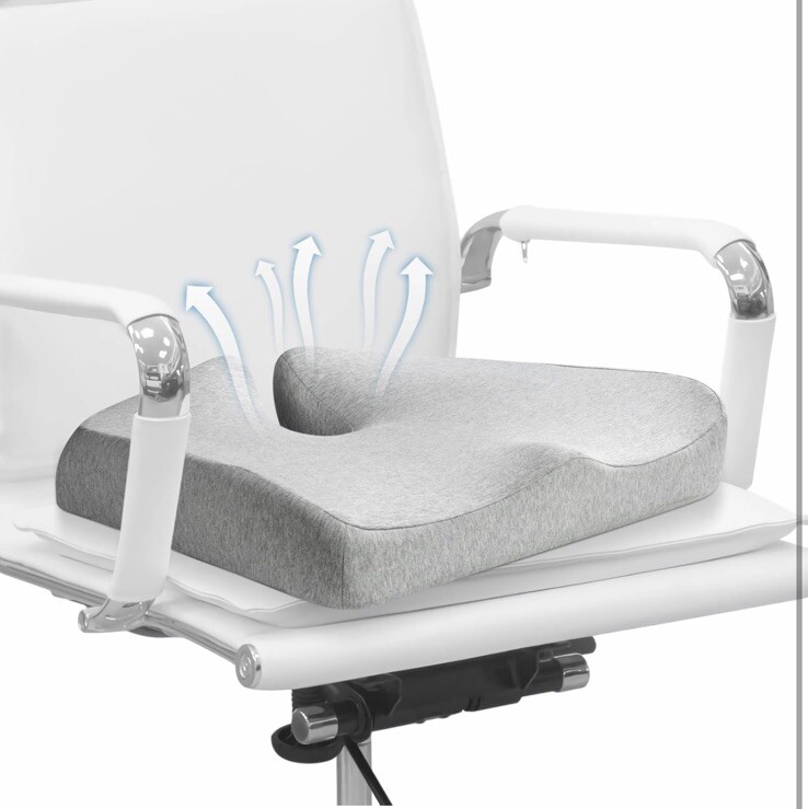 Extra Large Memory Seat Cushion, Multifunctional for Office or Driving Use
