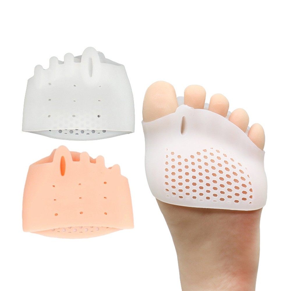 1 Pairs Silicone Toe Separators Metatarsal Gel Pads Ball of Foot Cushions