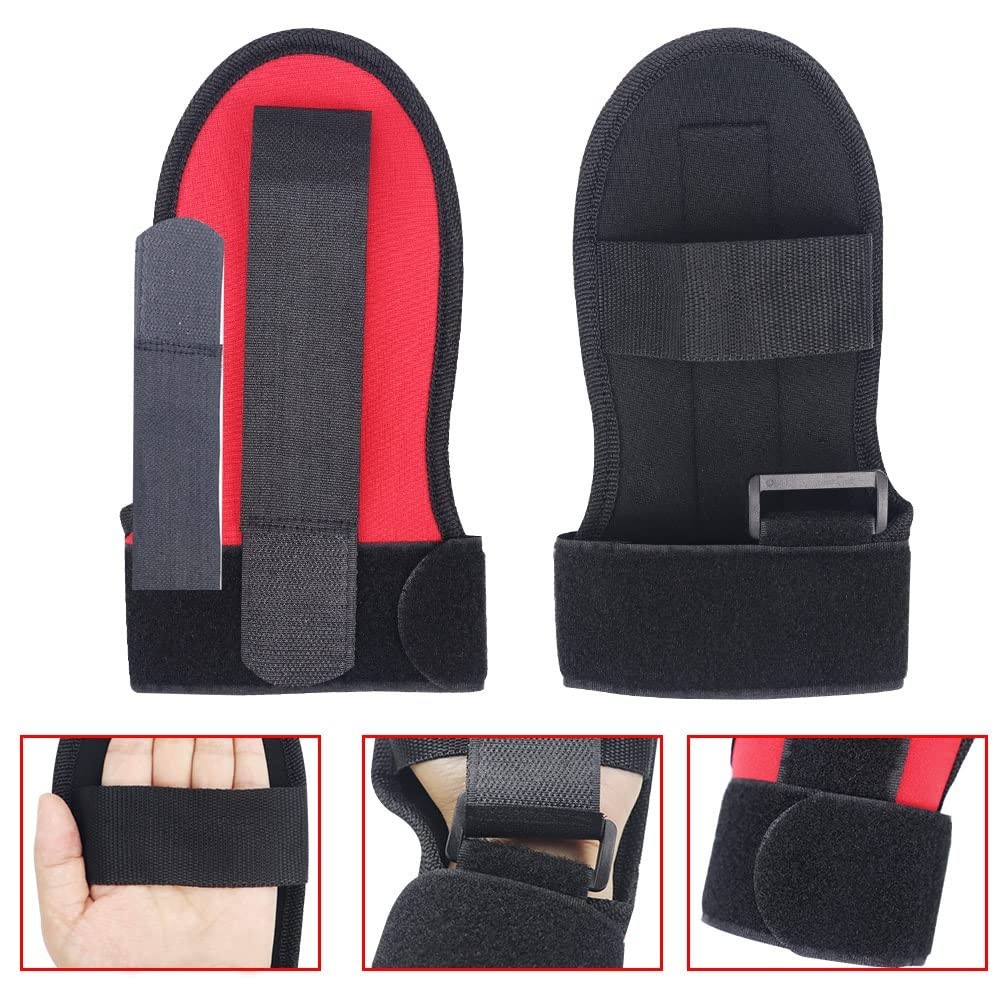 MEETCARE 1pc Hand Fist Finger Gloves for Stroke Brace Rehabilitation Training…