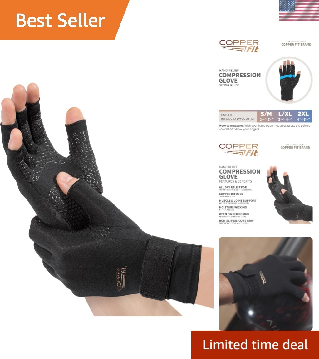 Open Finger Compression Gloves – Enhanced Grip and Joint Relief for Daily Use