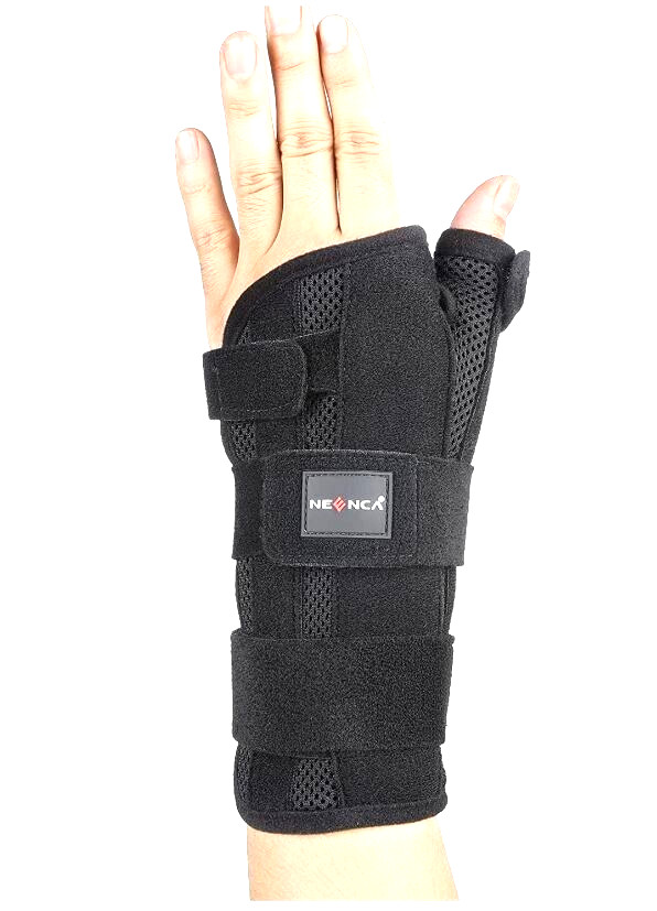NEENCA Wrist Support Brace, Adjustable Night Sleep Hand Support Brace Left