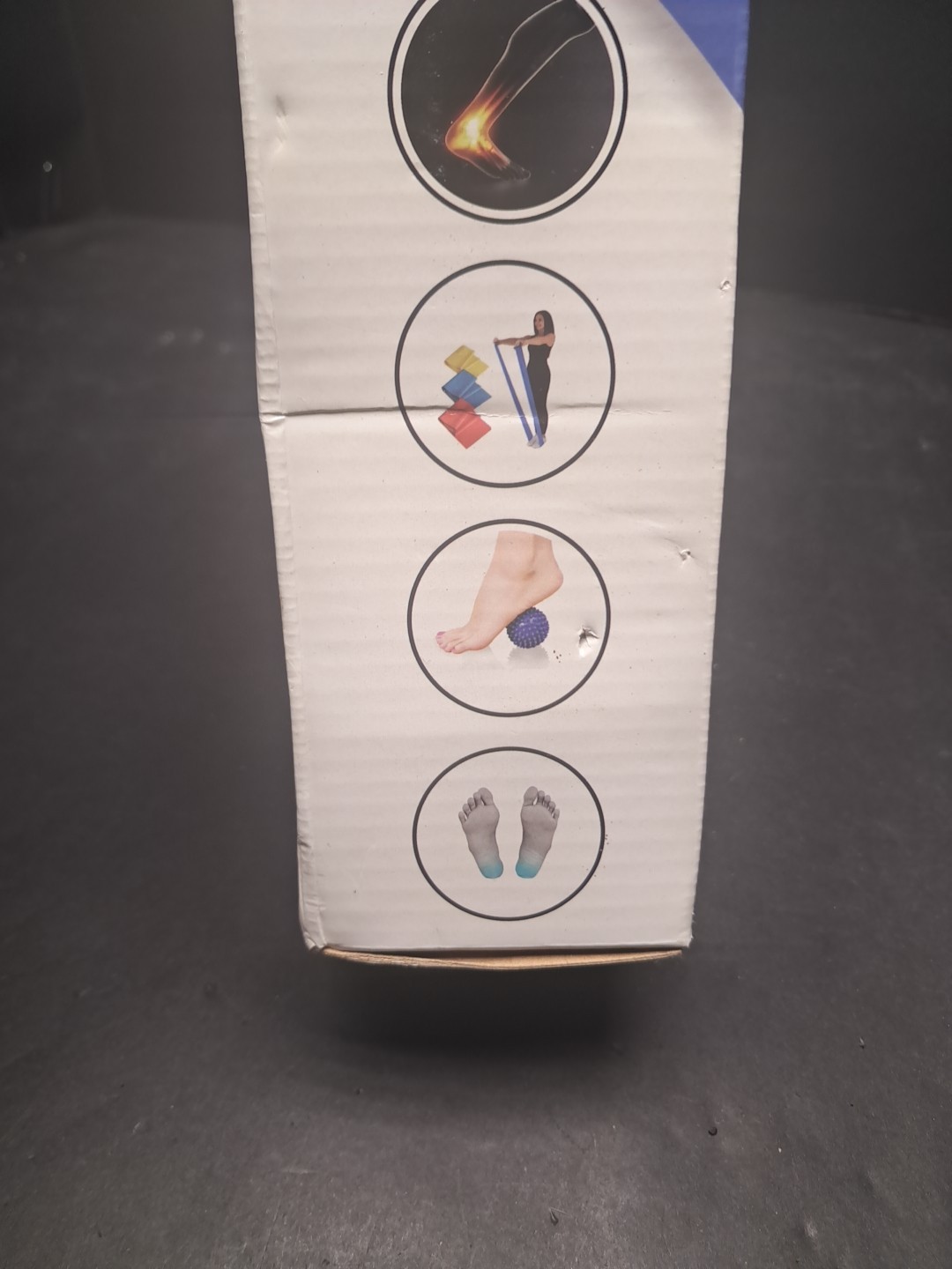 💯 Plantar Fasciitis Stretching Kit NEW IN BOX 1 RED BAND 1 FOOT ROLLER 1 BALL