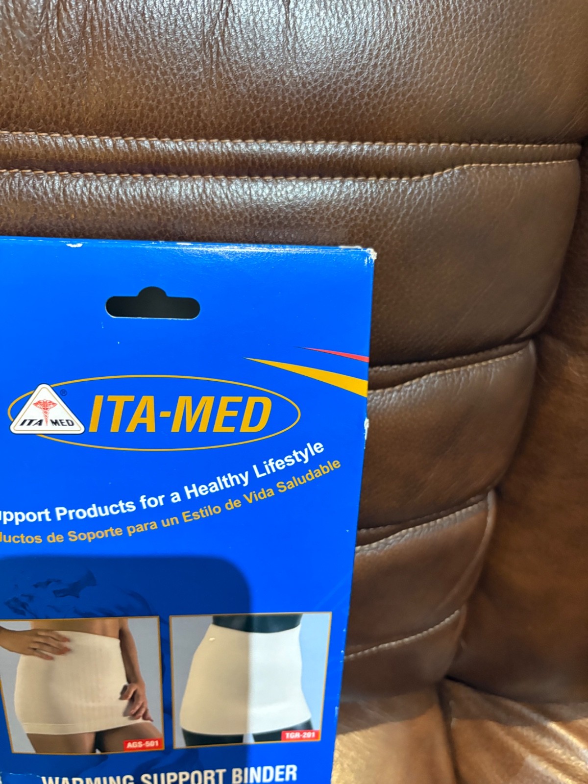 ITA-Med Warming Support Binder TGR-201 (80% Wool) for XL