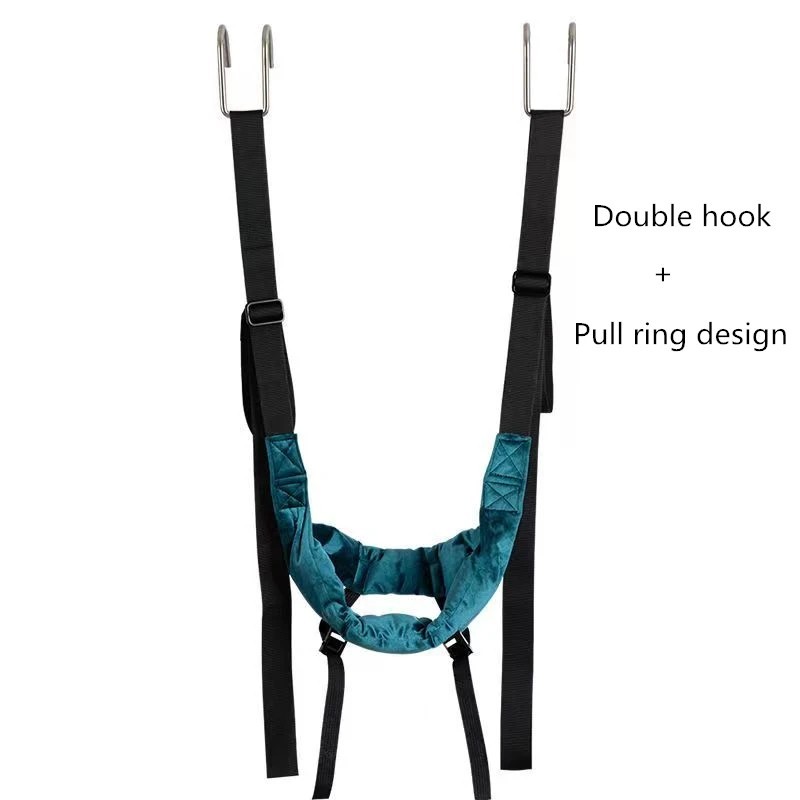 Hanging Neck Stretcher Cervical Traction Device Head Brace Support Pain Relief