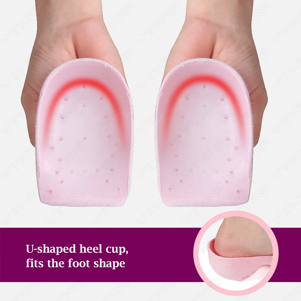 Hidden Lift Bionic Heel Inserts, SEBS Thickened Invisible Height Boost Pa