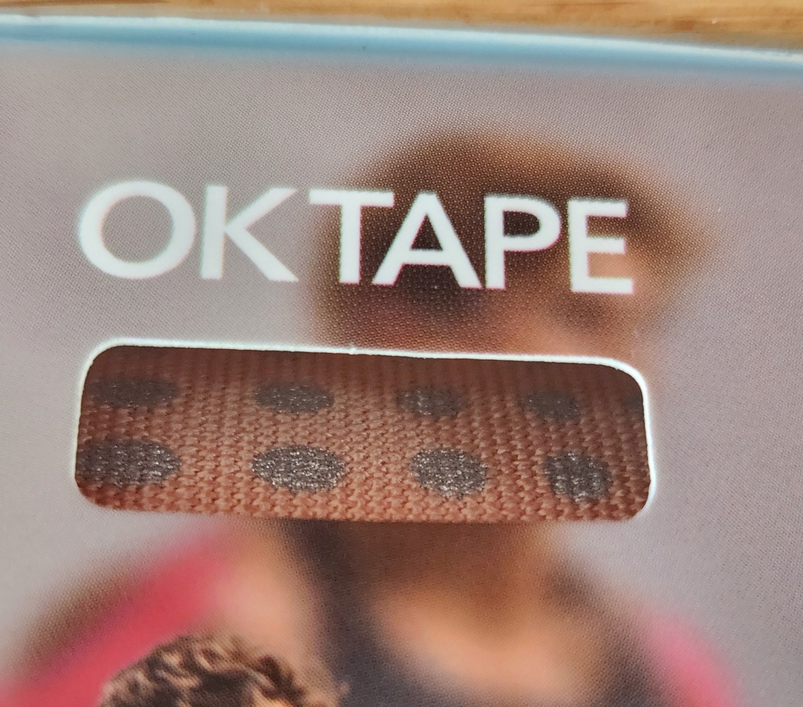2-OK Tape Rolls Original Kinesiology Tape Prime Sports Roll 2” x 16’ BEIGE Dots