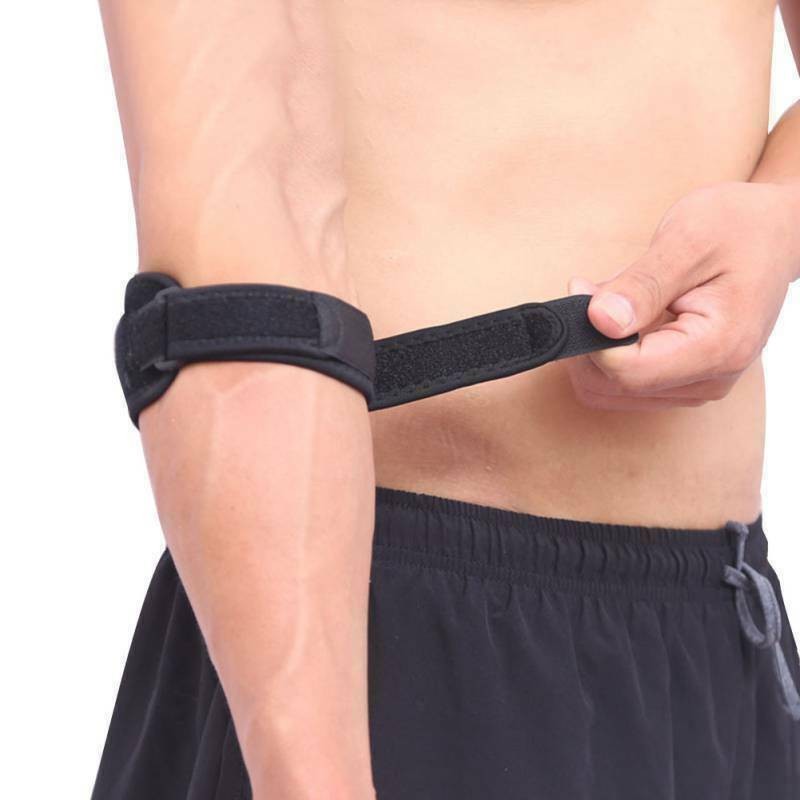 Adjustbale Elbow Support Pad, Adjustable, 1PCS (Black)