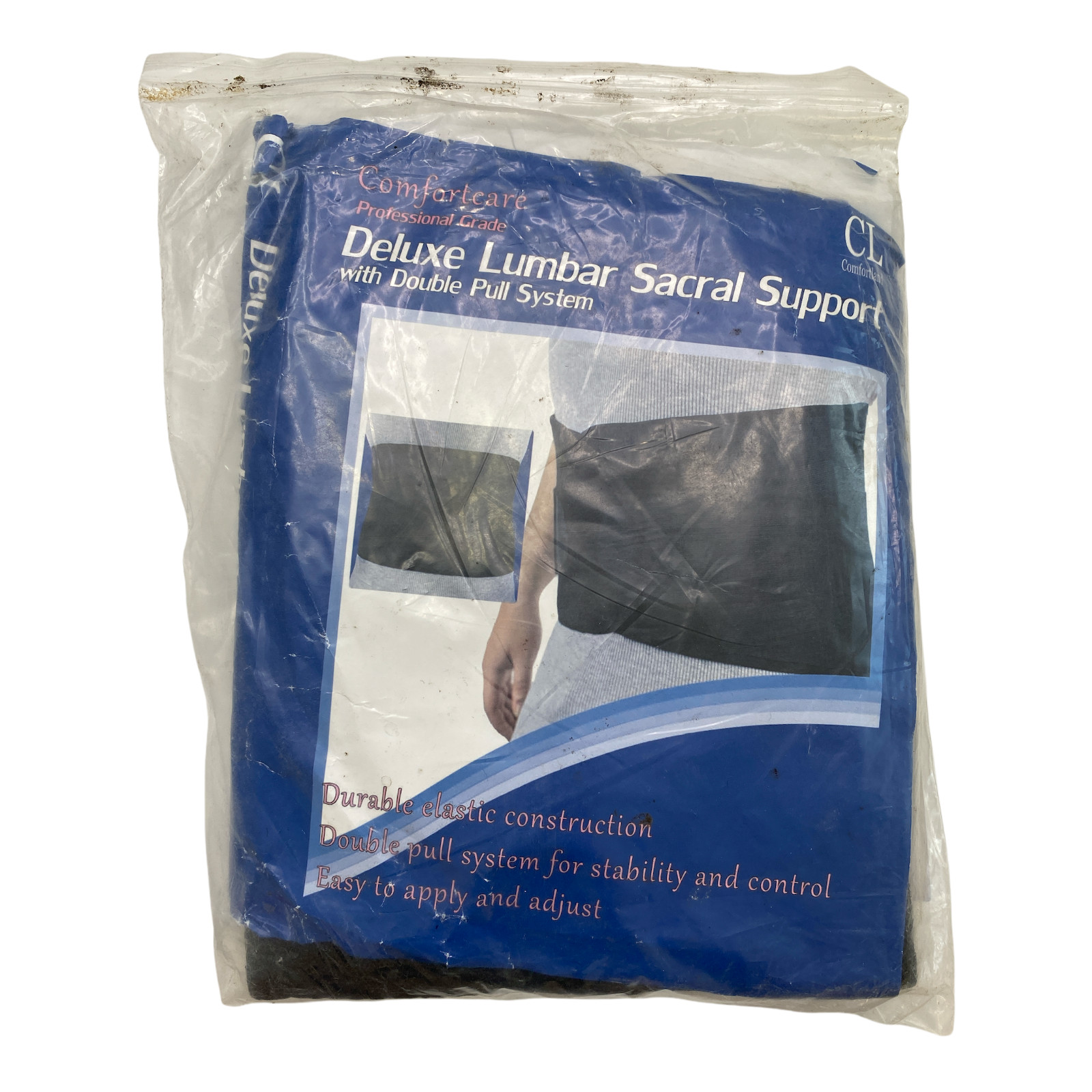 Comfortland Unisex Adult Deluxe Lumbar Sacral Support Brace XS
