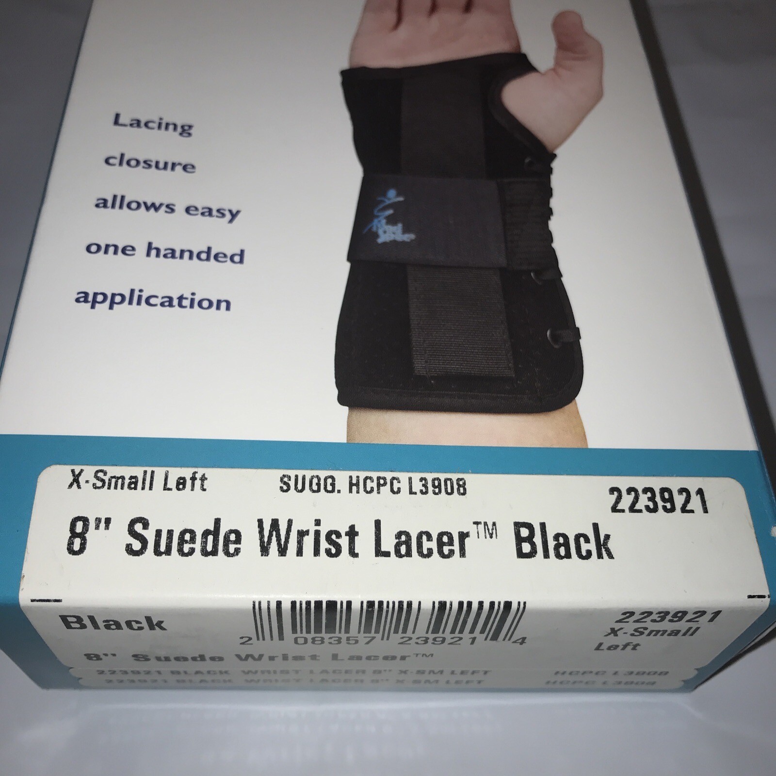 Med Spec 8″ Wrist Lacer Brace -Treating Sprains and Tendonitis SIZE X-Small Left