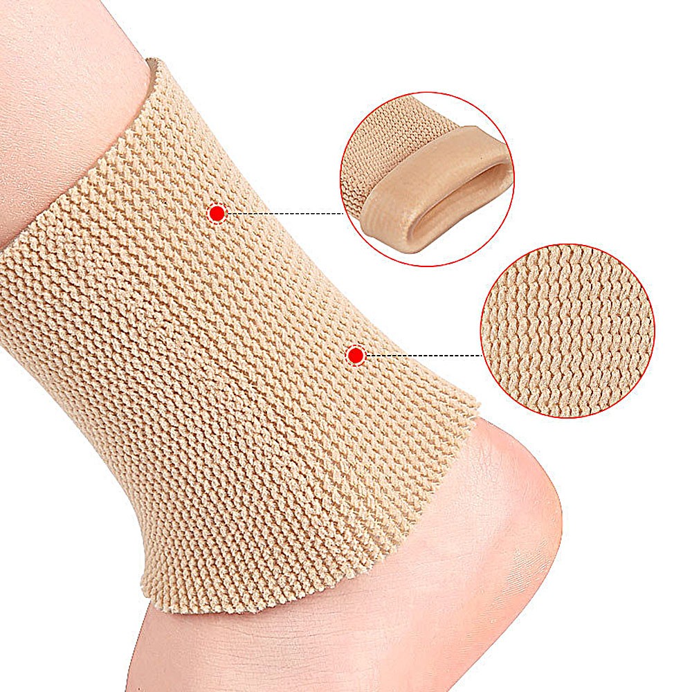 Ankle Gel Sleeves Padded Skate Socks Ankle Protection For Hockeys Roller OY