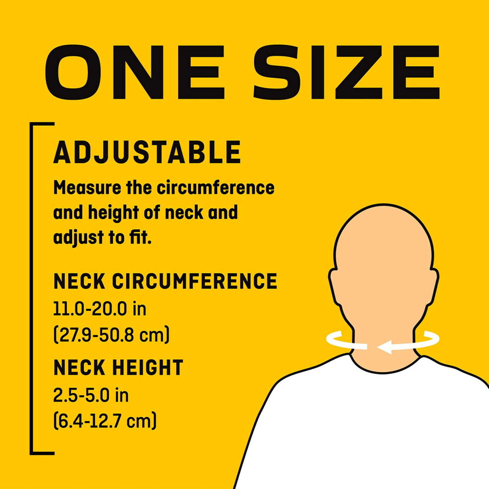 Adjustable White Neck Brace for Whiplash and Injury Support