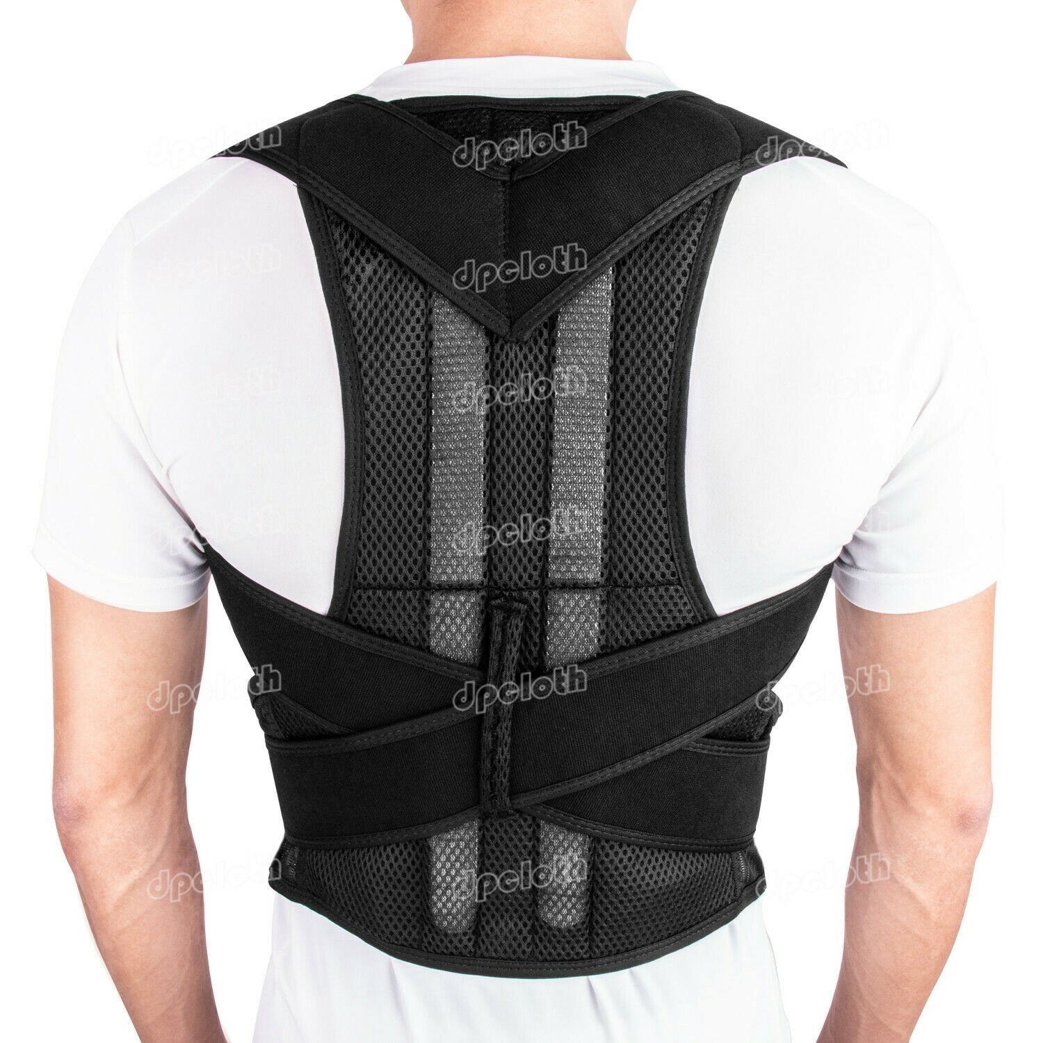 Magnetic Therapy Posture Corrector Waist Pain Relief Brace Back Shoulder Support