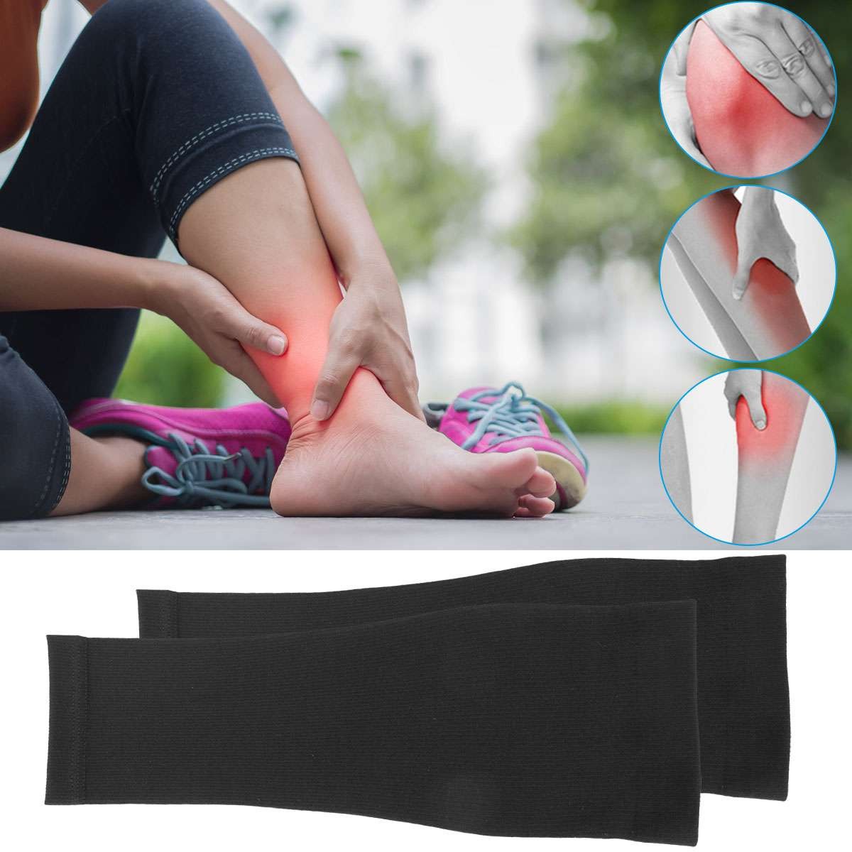 Wide Calf Plus Size Compression Socks 20-30mmHg Medical Socks 2XL-4XL Men Women