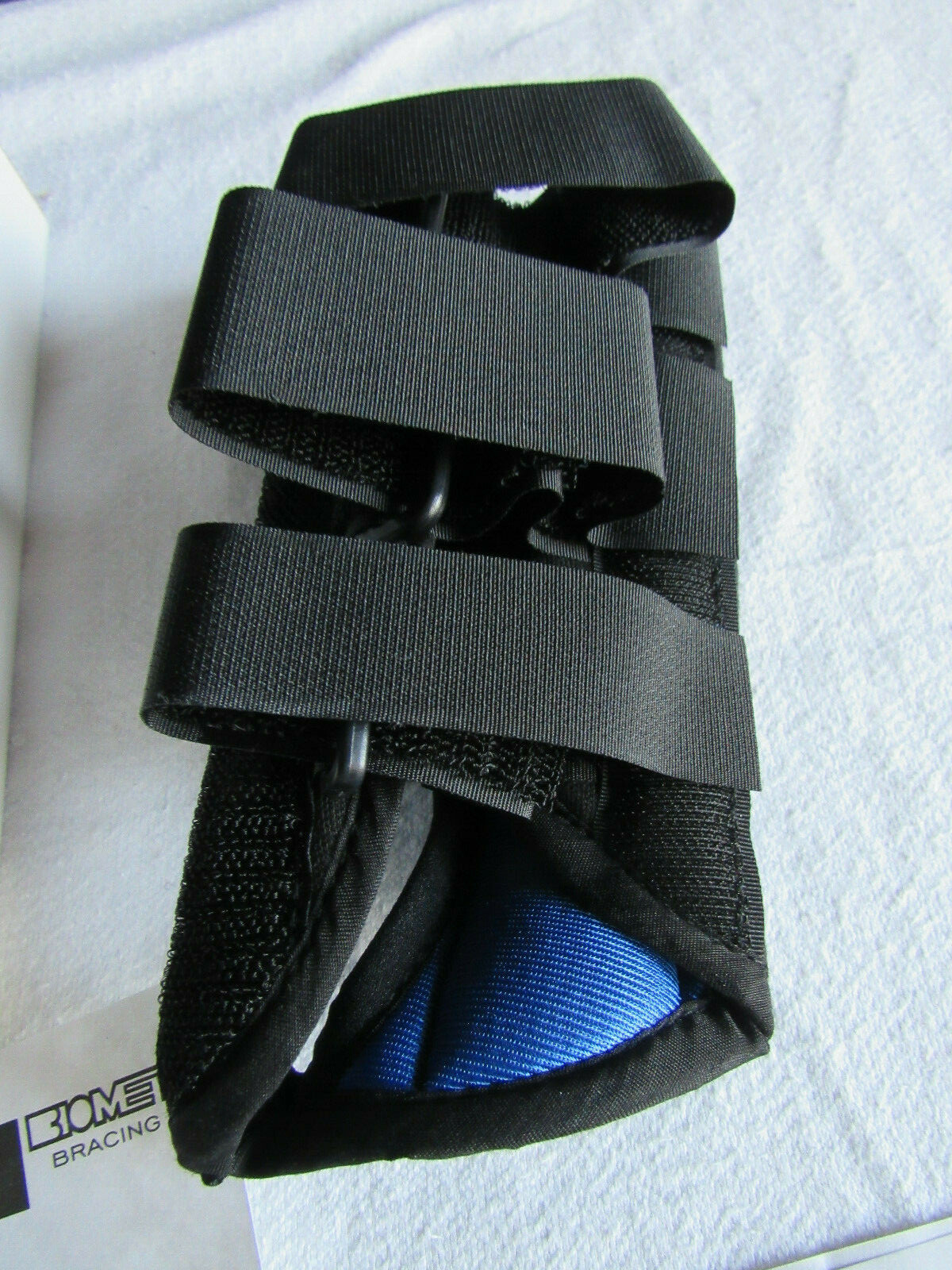 New BIOMET 214723 Cock-up Wrist Splint Bracing Black SMALL LEFT Hand 3″-to 3.5″