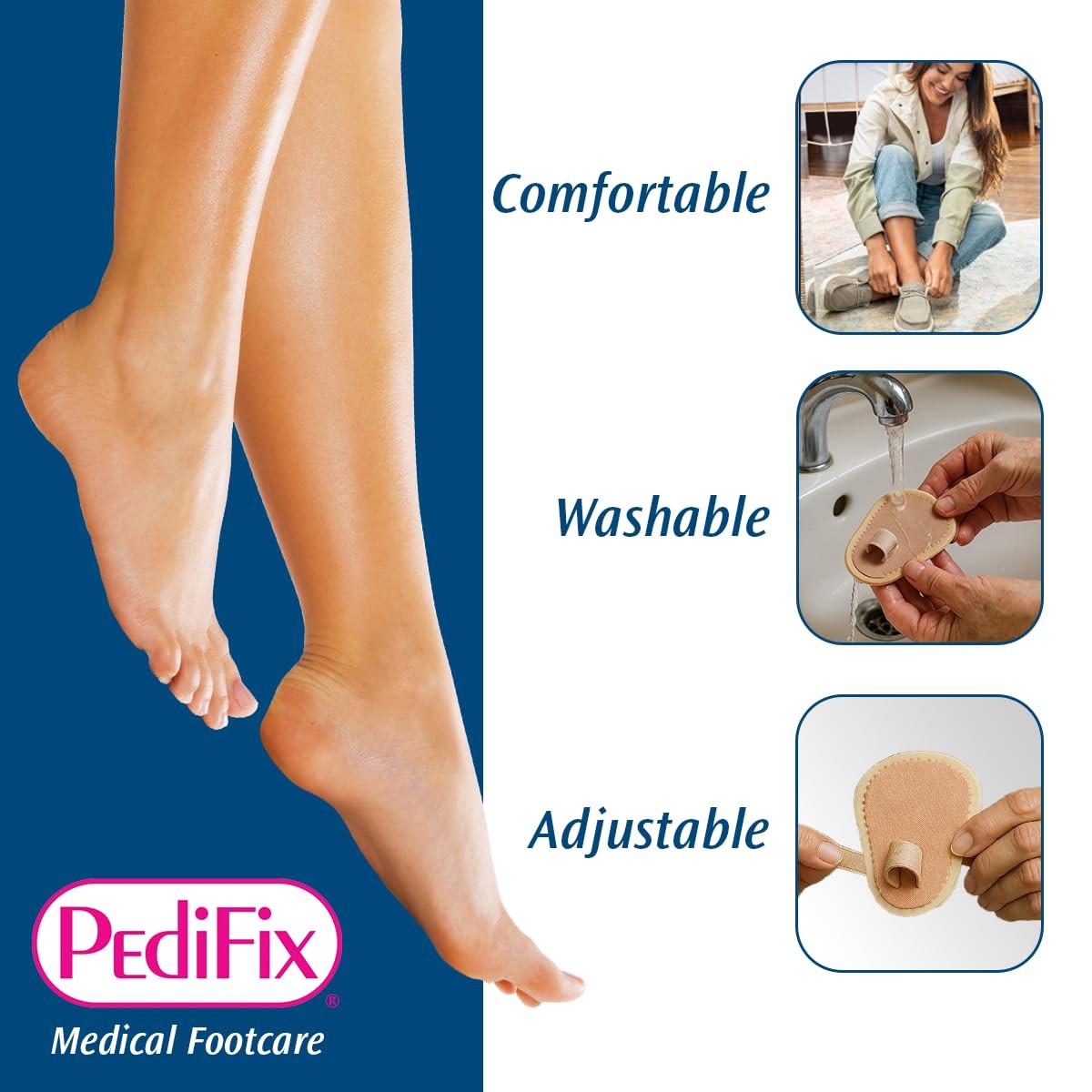 Podiatrists’ Choice Toe Straightener – 3-Pack Toe Aligners Gently Help Realig…