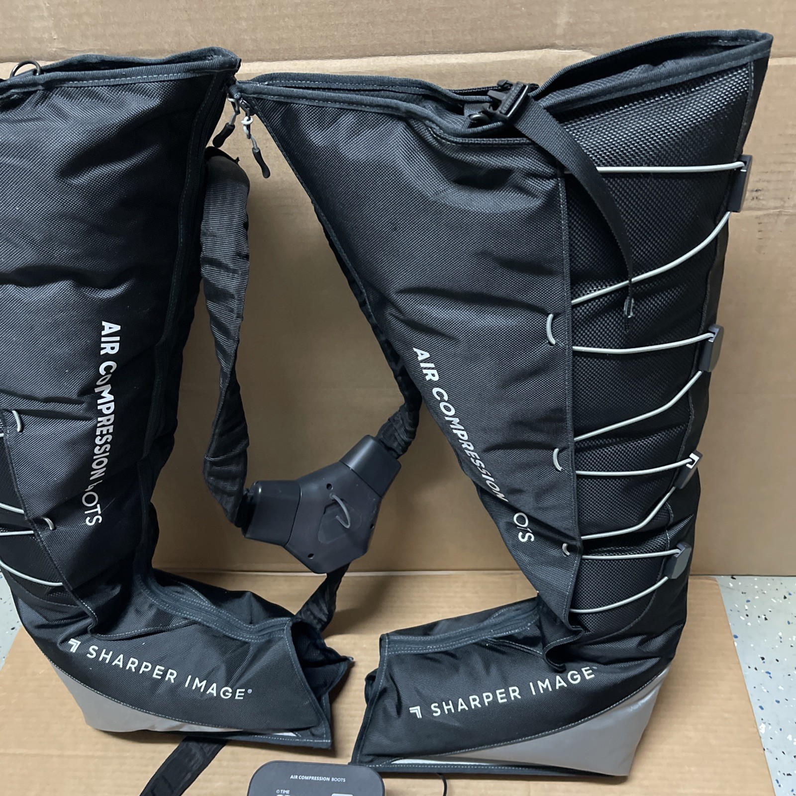 Sharper Image Small Medium Targeted Air Compression Boots 5 Levels 25″ – 31″