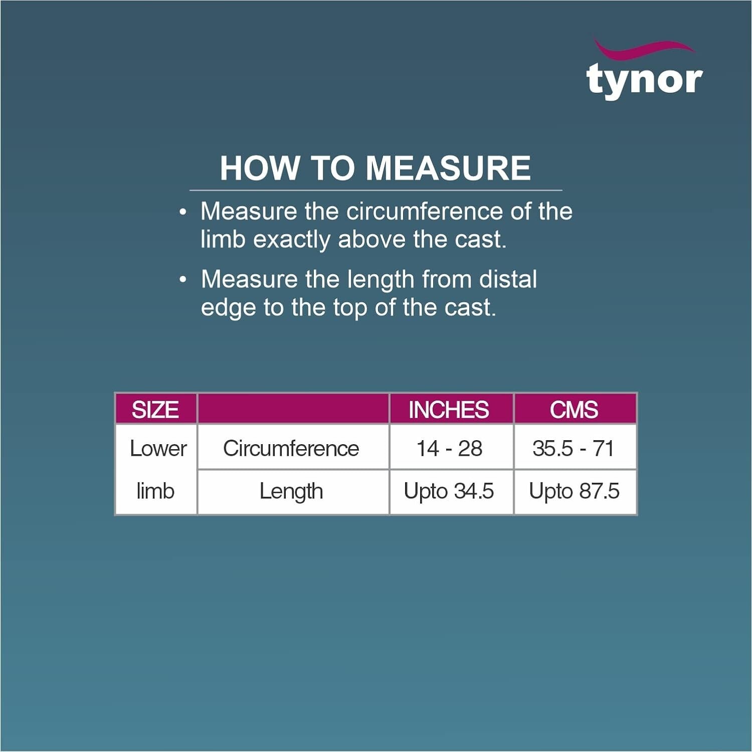 Tynor Cast Cover Leg Has Rigid Ring With Water Tight Seal, Universal Size