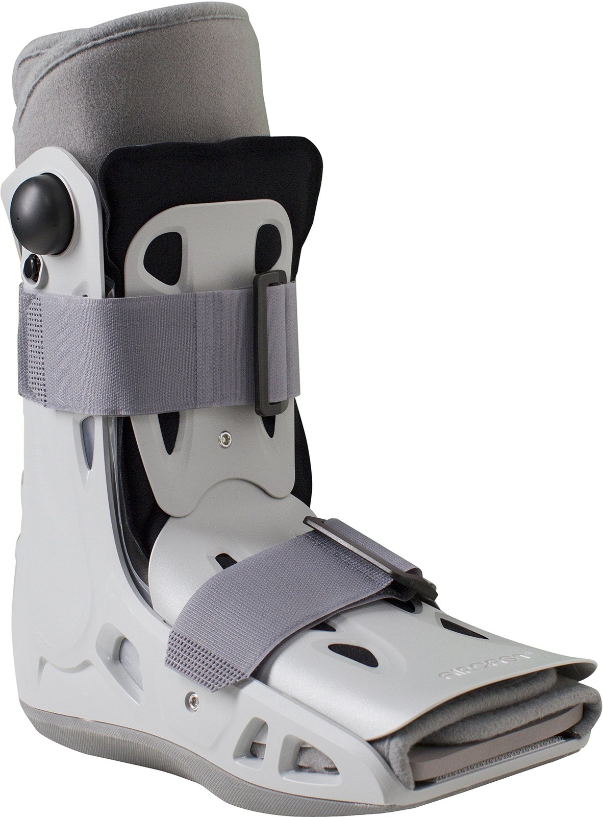 Aircast AirSelect Short Style Open Frame Walker Brace and Medium, Black