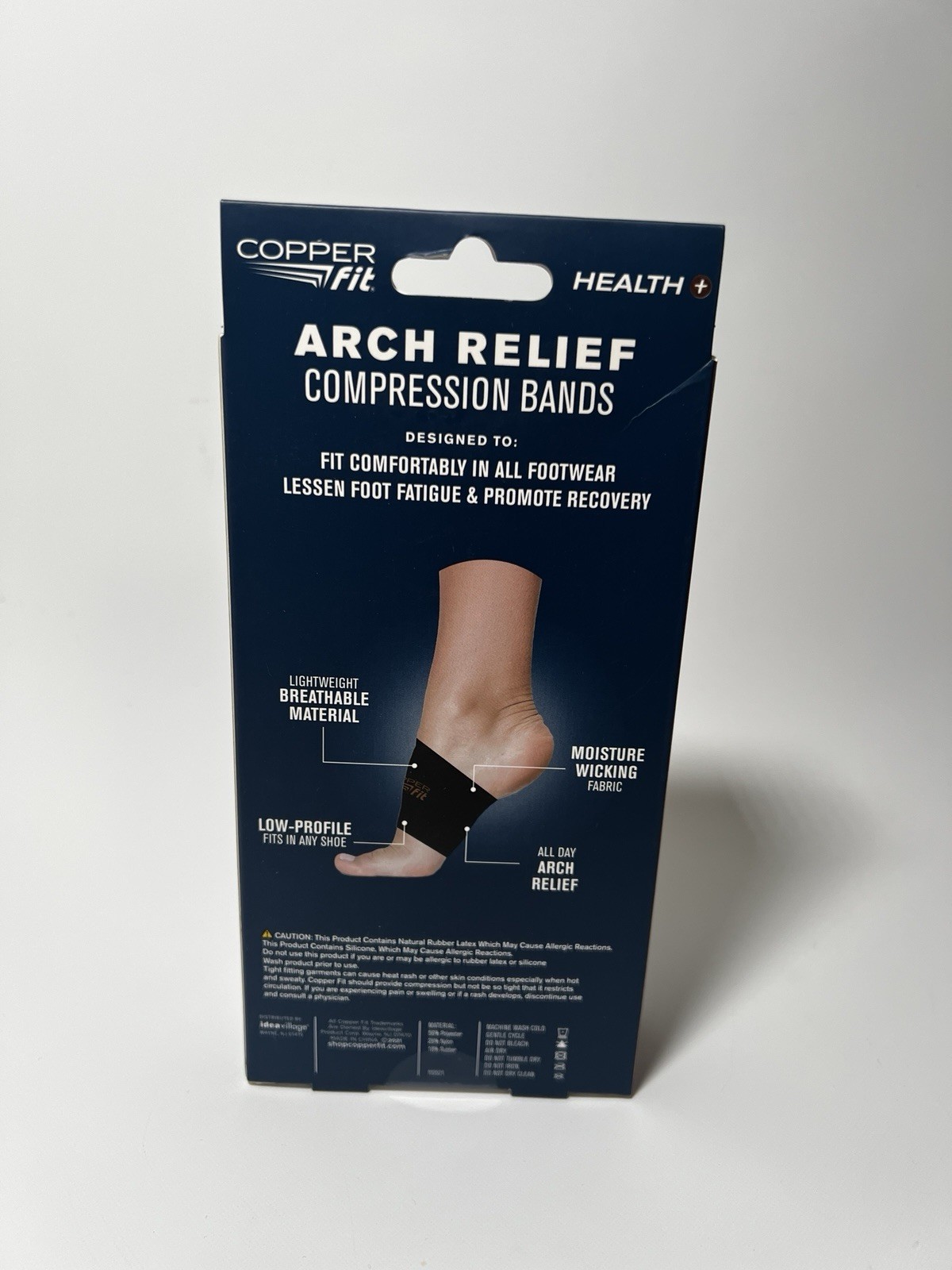 Copper Fit Copper Infused Arch Relief & Support Compression Bands One Size