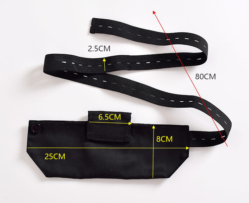 Grommet Peritoneal Dialysis Belt PD Catheter Holder Belt Breathable Adjustable