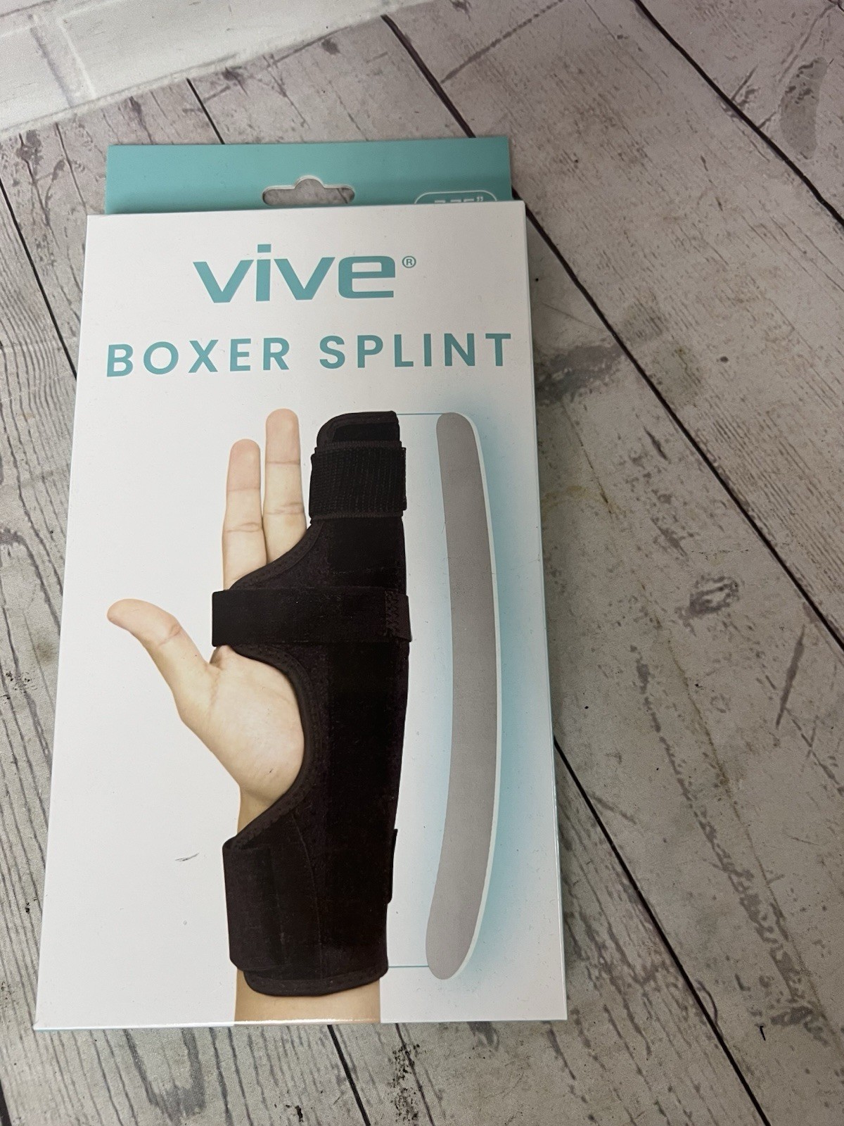 Vive Boxer Finger Splint 7.75” Left or Right Hand, Men or Women