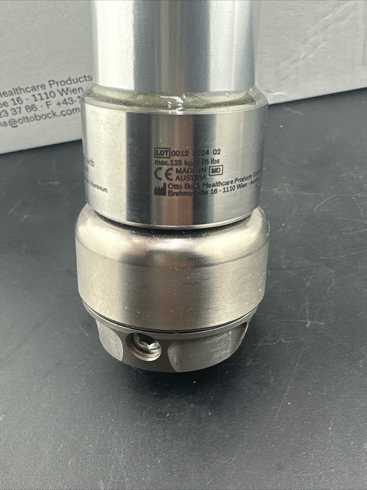 OTTOBOCK Otto Bock 2R67 Tube Adapter With Torsion Unit. Prosthetic Pylon
