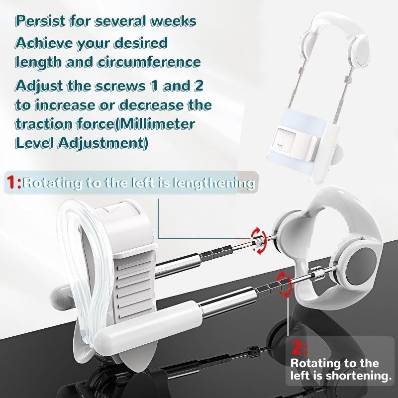 Male Extender Traction Device Growth Physical Training Pro Stretcher Enlarger