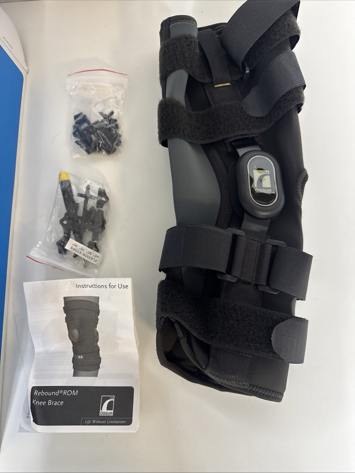 Ossur Long Rebound ROM Knee Brace – Professional Post-Op Recovery LG/XL