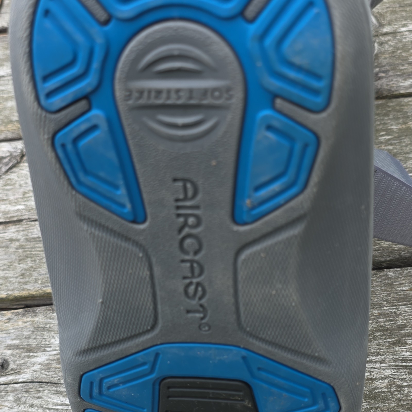 Aircast Inflatable Adjustable Walking Boot, Large Gray, Ankle/Foot Brace