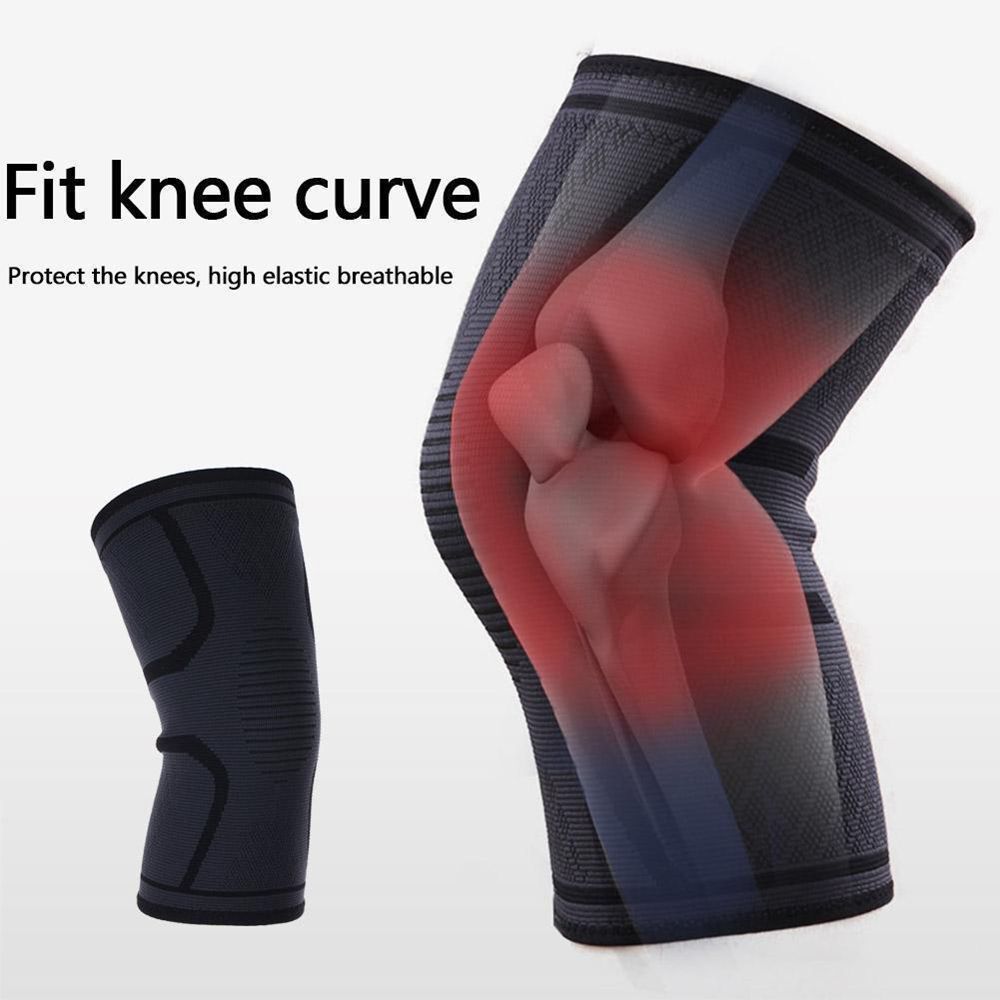 2PCS Knee Sleeve Compression Brace Support Sport Gym Joint Pain Arthritis Relief
