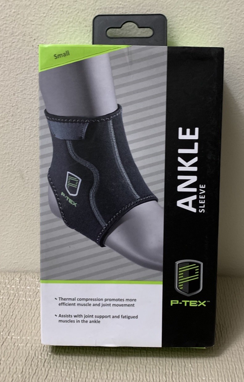 P-TEX ** ANKLE SLEEVE ** ” P-TEXA100** BLACK ADULT SMALL **NEW**