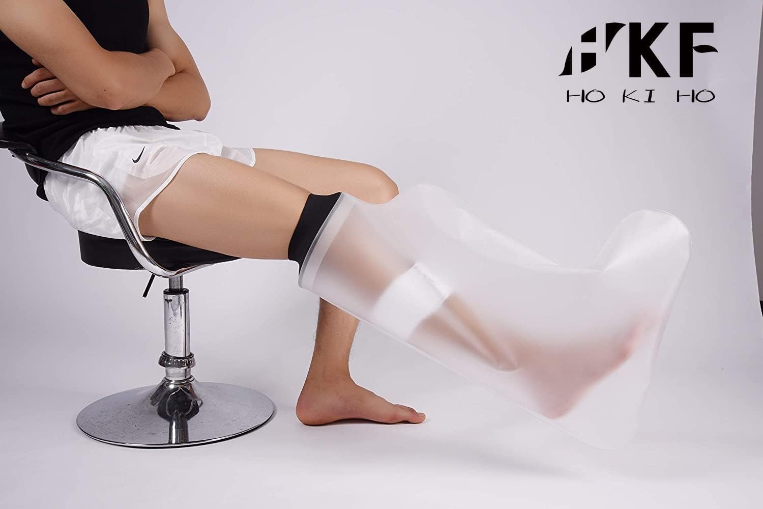 Adult Short Waterproof Leg Cast and Bandage Cover Designed to Protect Wound C…