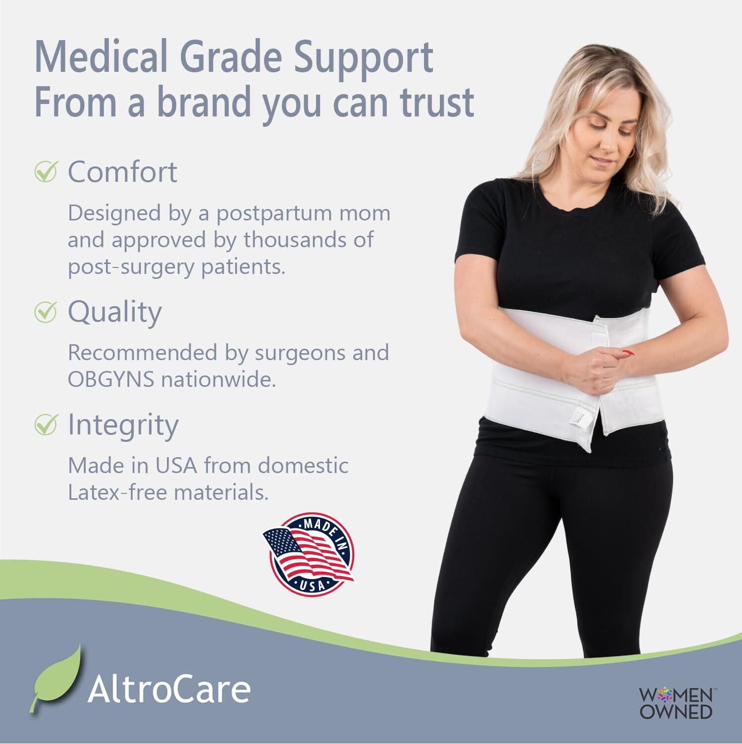 Postpartum & Post Surgery Abdominal Binder. Support Recovery after C-Section …