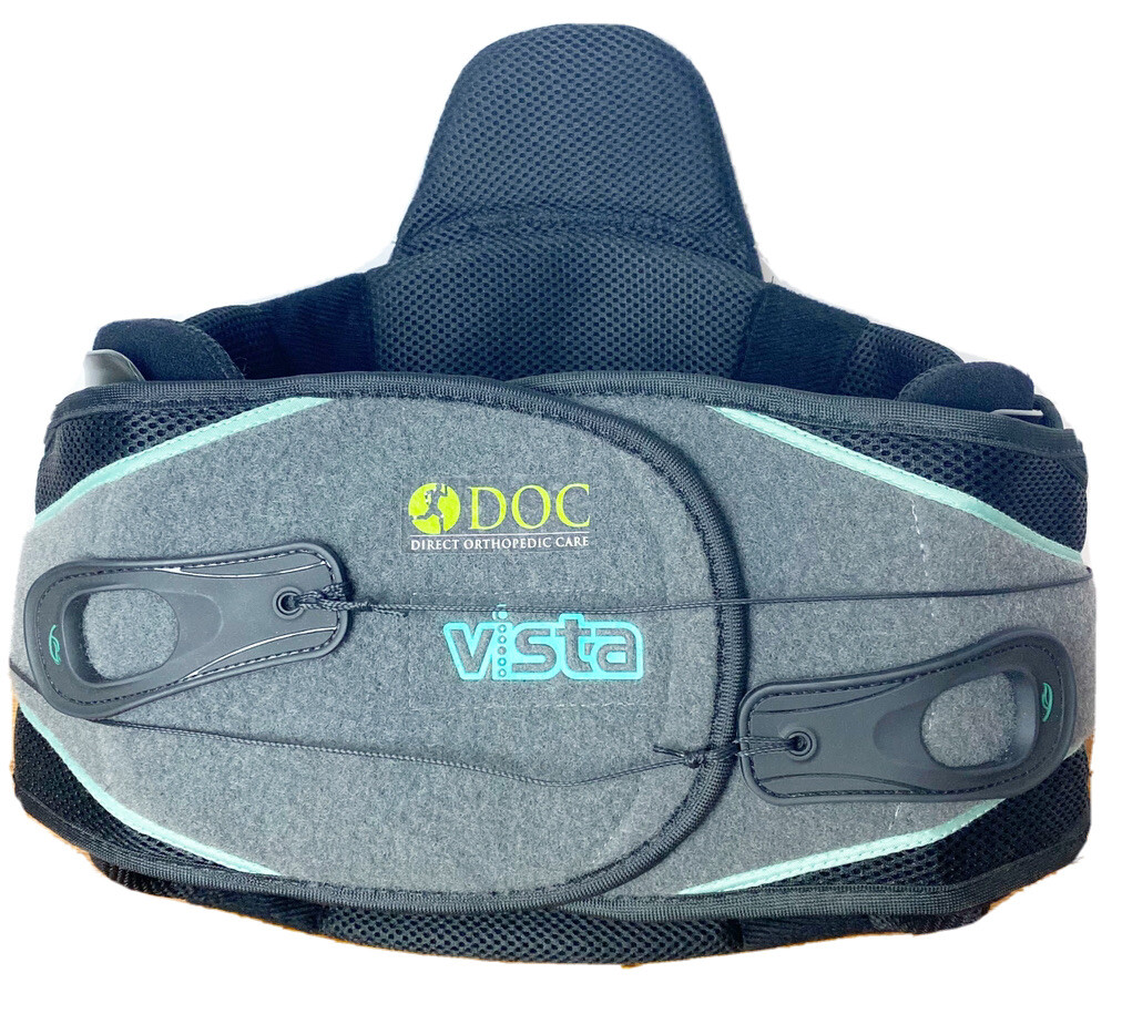 Aspen Medical Vista Back Brace Adjusts XS-XXL Cushioned EUC Retails-$229 EUC
