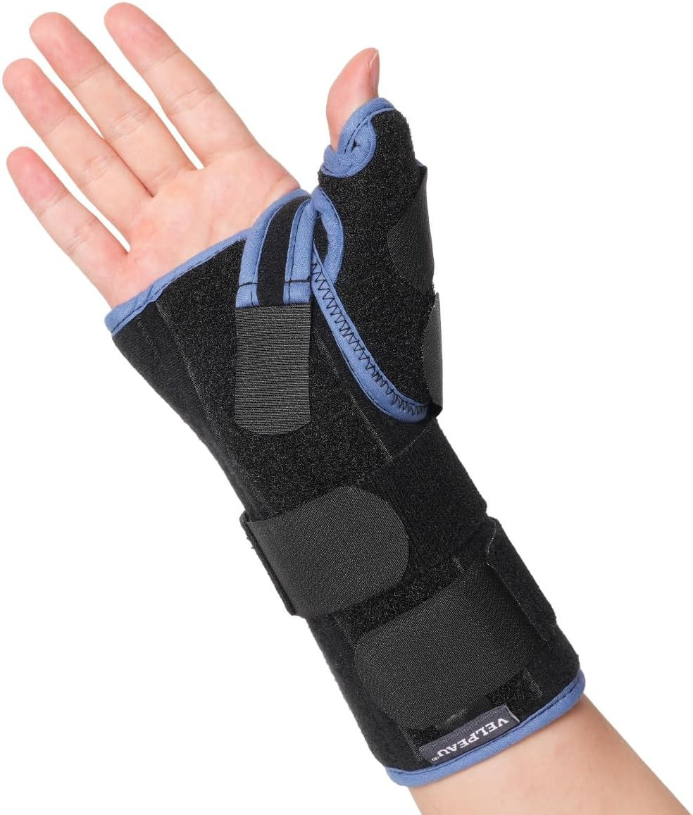 Carpal Tunnel Wrist Brace with Thumb Stabilizer Night Support, Completely Stabil