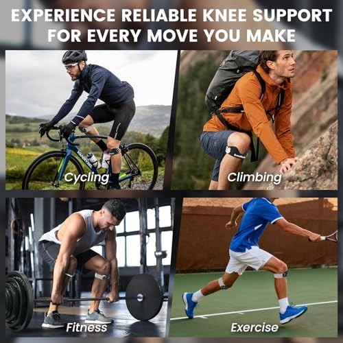 2 Pack Adjustable Knee Strap for Jumper’s Knee, Tendonitis, Arthritis Relief – N