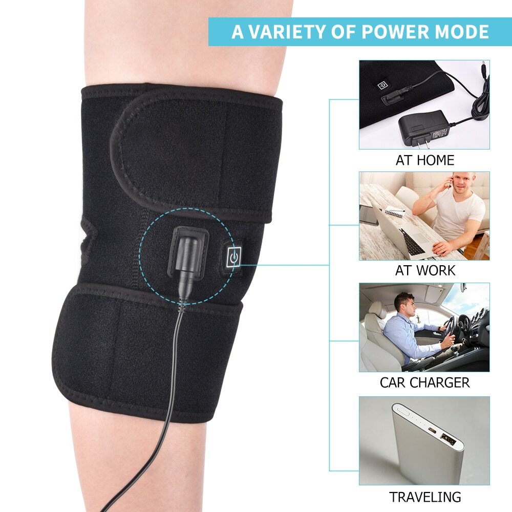 Rodillera De Terapia, De Calor Infrarroja Aliviar El Dolor Articular De Rodilla