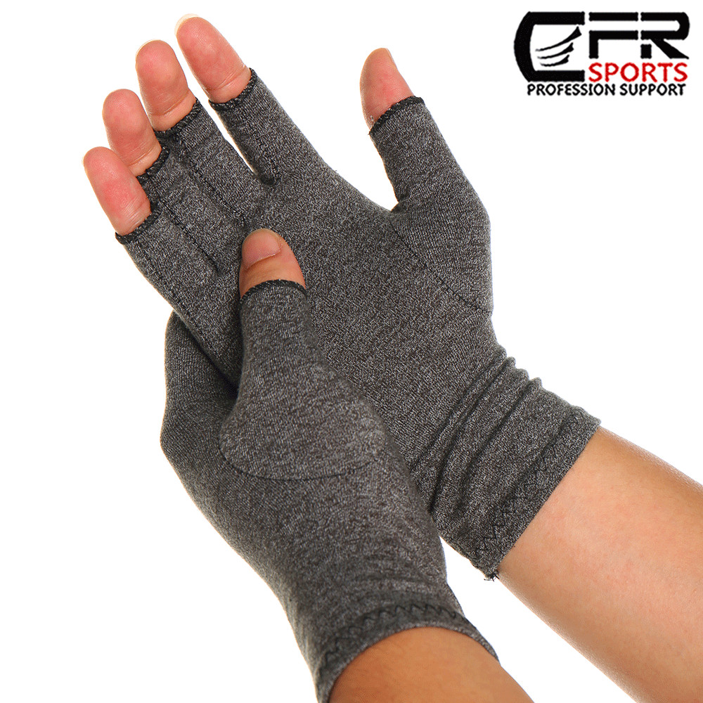 Medical Arthritis Gloves Compression Copper Pain Relief Hand Wrist Support Brace