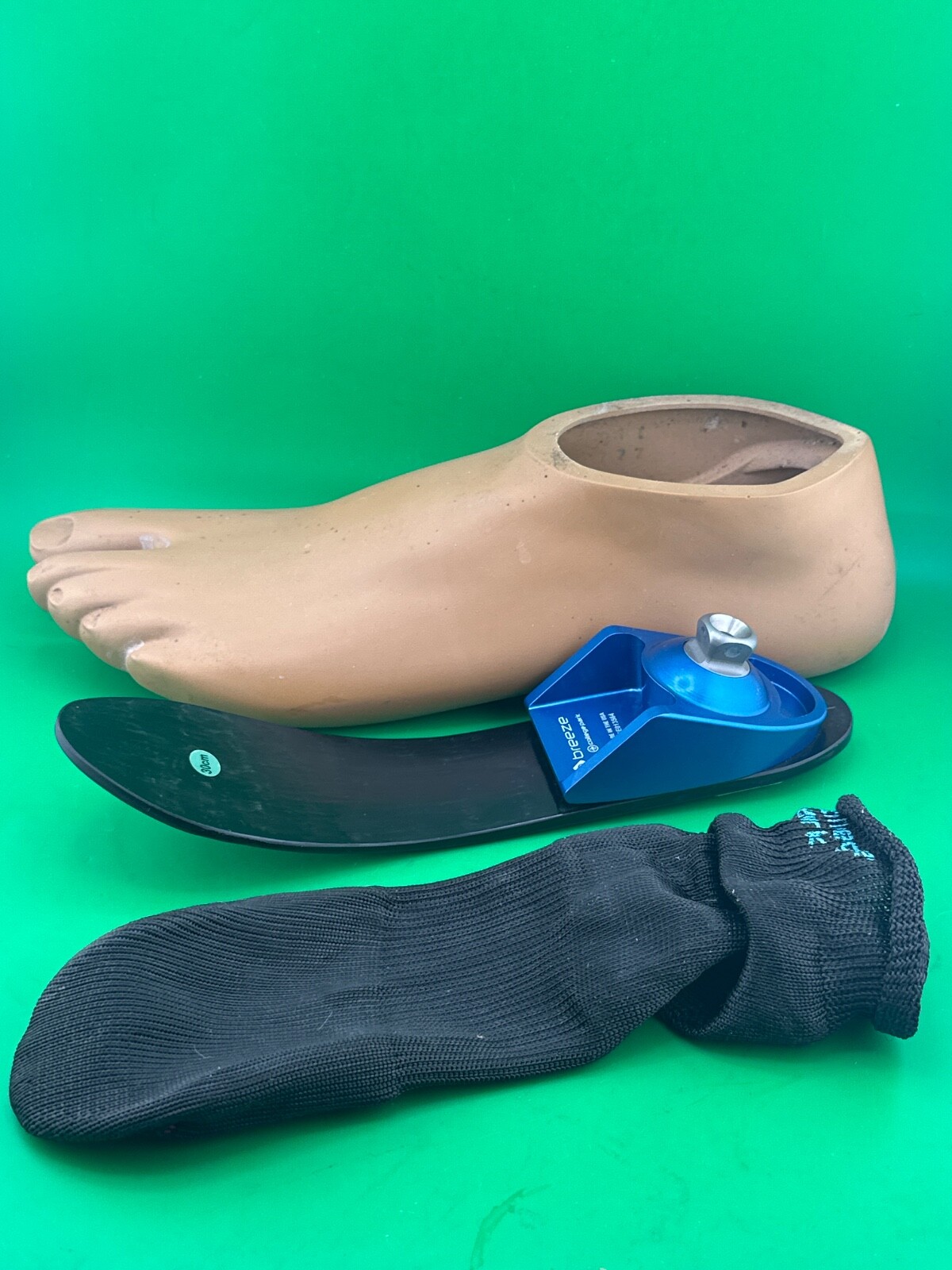 College park breeze prosthetic foot. Left shell. Size 30. Great condition. Brown