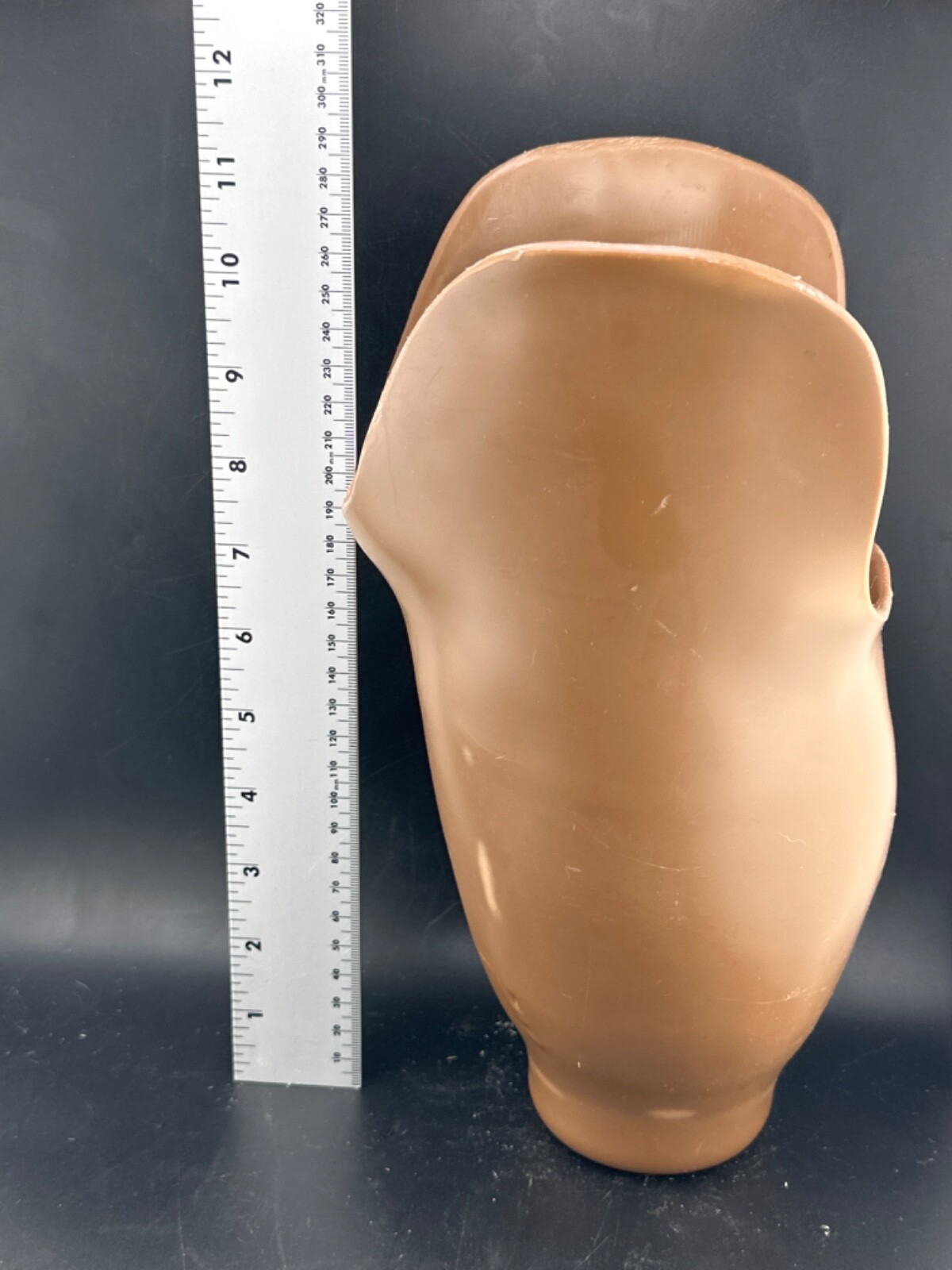 Below knee prosthetic socket. Not for medical use, left